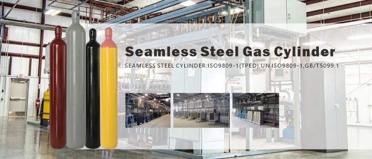 Industrial Used Seamless Steel Hydrogen Gas Storage Oxygen Gas Cylinder
