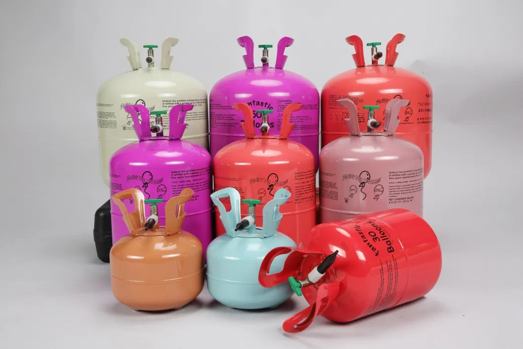 22.4L Fill with Helium Gas Steel Helium Gas Cylinder for Balloon 1.2mm Thickness with Protection Liquid