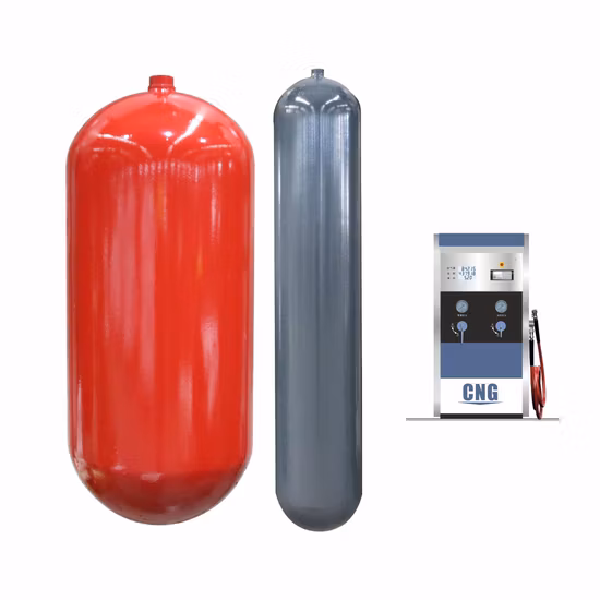 Cilindro de gas de acero sin costura CNG tipo 1 406mm 100L con precio mayorista y alto rendimiento de seguridad