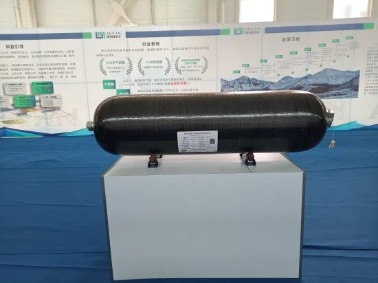 Cilindro de gas de hidrógeno de fibra de carbono Auyan para drones de combustible de hidrógeno alto