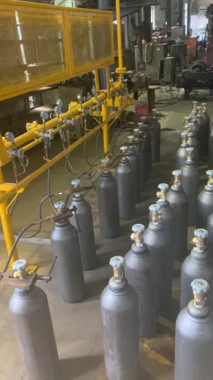 Cilindros de gas de acetileno de 6 litros de acero sin costura aprobados por Tped